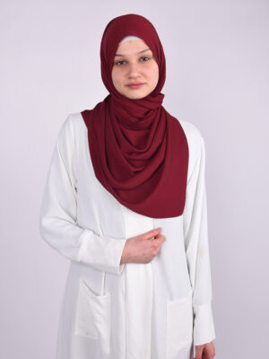 Silk Red Hijab