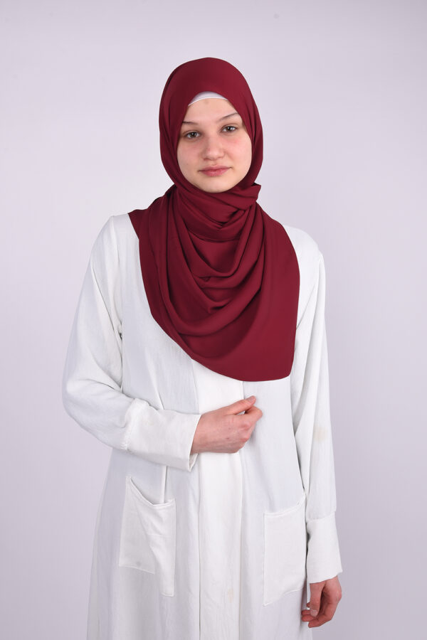 Silk Red Hijab