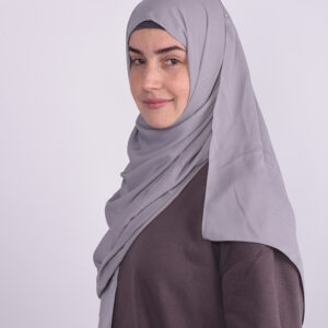Silk Light Grey Hijab