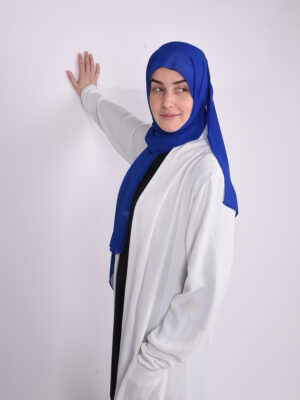 premium Blue Chiffong Hijab