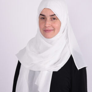 Premium White Chiffong Hijab