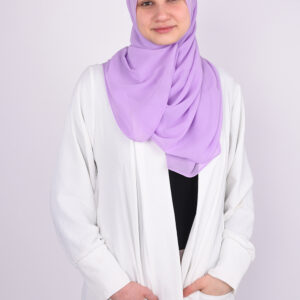 Premium Purple Chiffong Hijab