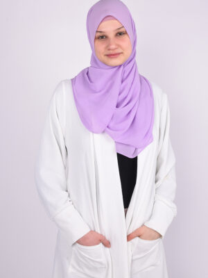 Premium Purple Chiffong Hijab
