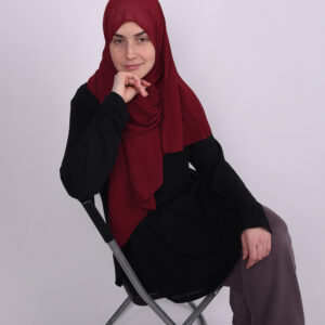 Premium Red Chiffong Hijab