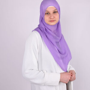 Ribbed Pink Hijab