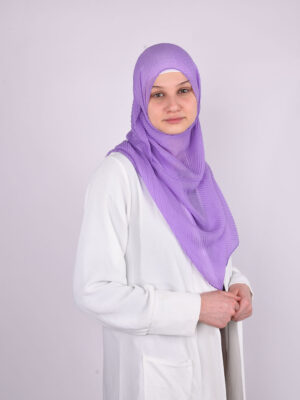 Ribbed Pink Hijab
