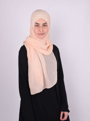 Ribbed Beige Hijab