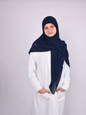 Square Black Hijab