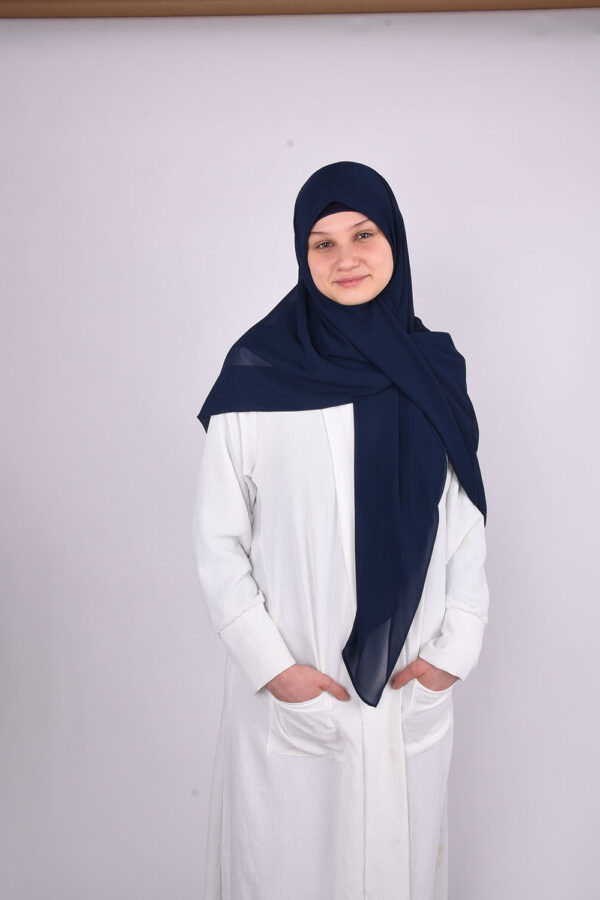 Square Black Hijab