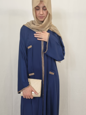 Elegant Blue Abaya