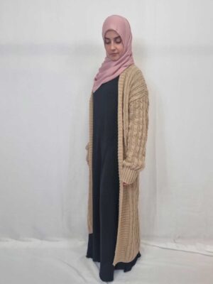 Stilysh Long Beige Cardigan