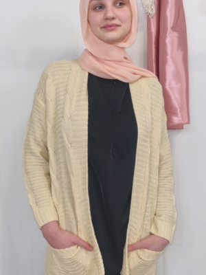 Stilysh Short Apricot Cardigan