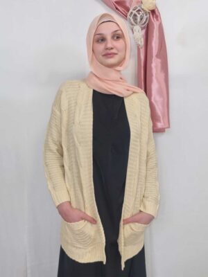 Stilysh Short Apricot Cardigan