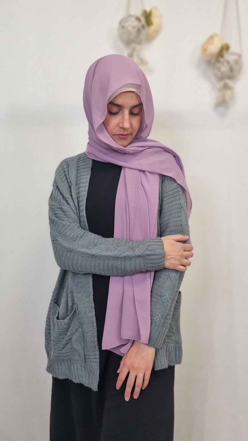 Stilysh Short Gray Cardigan - Image 3